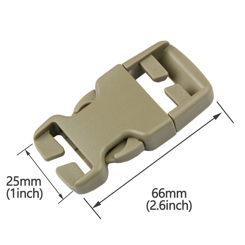Multi-Size Plastic Buckle Repair Kit Quick Release Buckles No Sewing