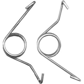 Zhhuoc 2 Pcs Silver Handbrake Return Spring Rear Parking Lever Caliper Return Springs Parking Brake Lever Return Spring, Brake System, Automotive Replacement Brake Springs