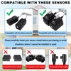 XDTKML Garage Door Sensor Sun Shield Protector 2 Pack for