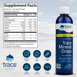 Concentrace Trace Mineral Drops 8 oz (Pack of 2)