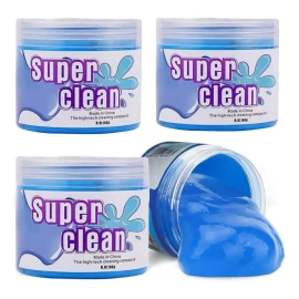 Universo en Linea Set 4 Slime Limpieza Superficie Multiuso Moldeable Adherente