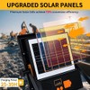 39000LM Rechargeable LED Work Lights with Stand,120H Runtime Solar Work