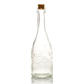 PaperLanternStore.com Stella Clear Vintage Glass Bottle Glassware Flower Vase