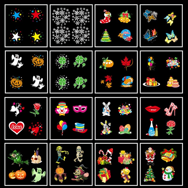 LED Projector Light, Outdoor Indoor Xmas Decorative Lights, Rotating Waterproof