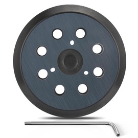 5 Inch 8 Hole Orbital Sander Replacement Pad for Porter Cable 343 343k 343VSK 390 390K 382 Random Orbit Sanders - Hook and Loop Sanding Pad Parts