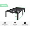 QEROMY Twin XL Bed Frames - 18 in Sturdy Platform