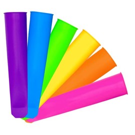 UNIVERSOENLÍNEA.C0M | 6pcs Moldes De Silicona Helados Paletas Reutilizable Hielo - sin fugas y fácil de hacer paletas fáciles, moldes aptos para lavaplatos