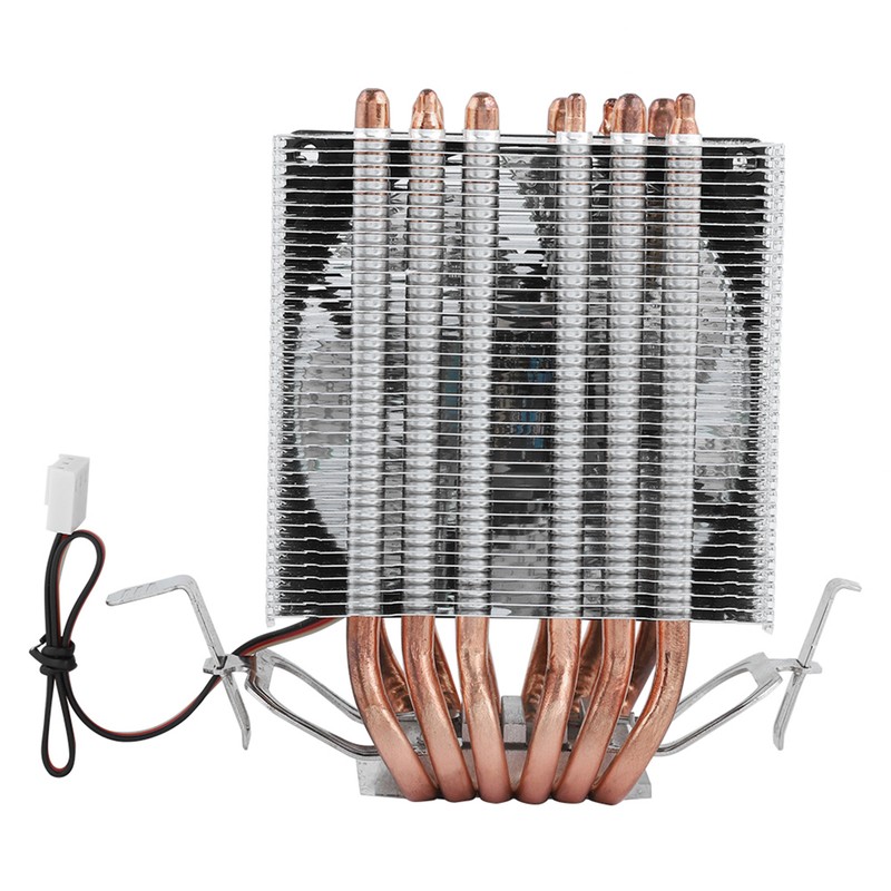 Computer CPU Fans Cooler Heat Sink 6 Heatpipe For Intel