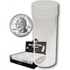 NEW BCW COIN TUBES - QUARTER - BOX OF 200