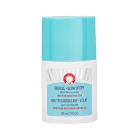 First Aid Beauty First Aid Beauty - Bronze + Glow Drops with Niacinamide, Visibly Evens Skin Tone, Blurs Pores and Hydrates for 24 hours with a Bronze Kiss of Color, Non-Comedogenic, Safe for Sensitive Skin, 1 oz