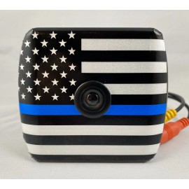 HitchVision Hitch Backup Camera Thin Blue Line Hummer Truck Jeep Wrangler F150 F250 1500