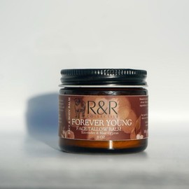 Forever Young Tallow Balm | Lavender & Blue Cypress | Castor Oil | Dry Skin | Aging Skin - Moisturizers for Skincare - Size: 2 oz