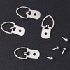 iplusmile Large Hanging Ring Accessories 200pcs Photo Frame Hooks D-Ring