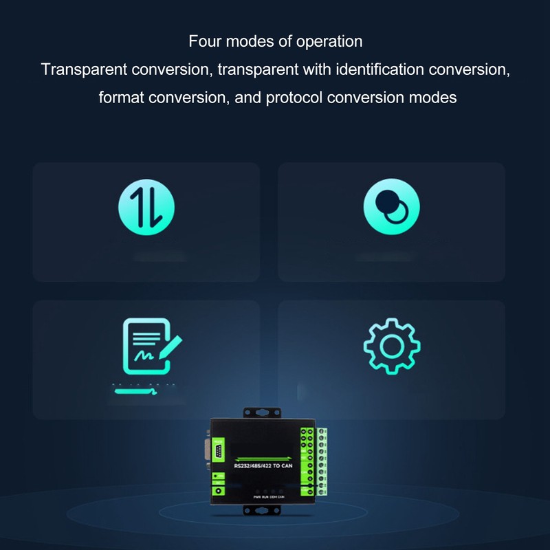 RS232 485 422 to CAN Converter Industrial Isolated Support Circuit