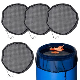 Pack of 4 Rain Butt Net, 80 cm, Adjustable Rain Butt Cover with Drawstring, High-Quality Rain Butt Cover, Protective Net Rain Butt, Weatherproof Mosquitoes, Leaf Protection and Insects