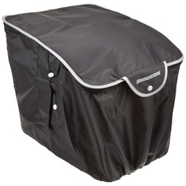 Bridgestone Bicycle Basket Cover, Stylish Basket Cover L, A462302BL, Black RBC-SCL