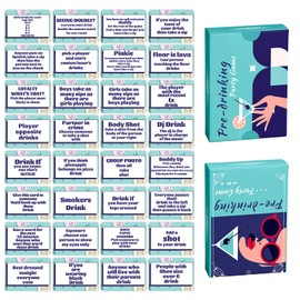 TNCDJKPA 50PCS Funny Drinking Games Cards for Adults Party Interactive Drinking Games for Game Night Birthday Gift Bachelorette Party Game with Amusing Cards Drunk Solitaire Card