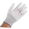 Mobestech 12Pairs PU Coated Gloves Antistatic Nylon Construction Grey Antiskid