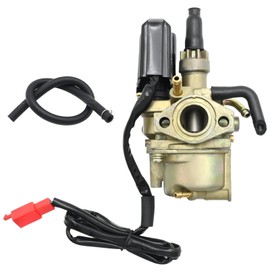 JUUDDENPARTS 17mm Carburetor Replacement for Honda Aero 50/50 NB50 1983-1987 Replacement for Elite 50SR/SE50/SE50H SE50PH/50E SB50E 1987-2001 Replacement for DIO ATCT AF24 AF30 50cc 2 Stroke Scooter