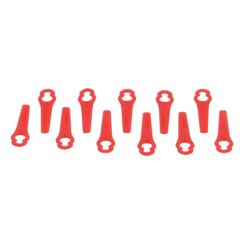 100Pcs Plastic Trimming Blades Lawn Mower Gourd Type Cutting Replacement