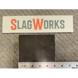 SlagWorks 1x5x6 inch steel plate 5”x6” A36 Hot Roll Flat 1" Thick