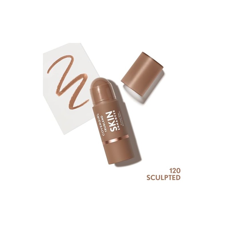 COVERGIRL TruBlend Skin Enhancer, Contour Balm, 120 Sculpted, 6 g