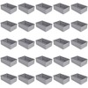 Pack of 25 Grey Insert Boxes Height 54 mm L