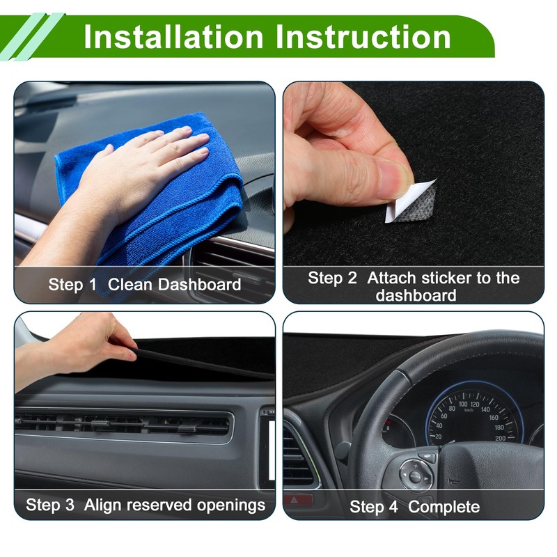 HOPESPANNER Compatible with Suzuki Solio Dashboard Mat Car Dashboard Cover