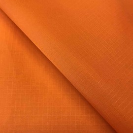 Ottertex Nylon Ripstop Fabric PU Coated 70 Denier 1.9oz 62/63" Wide Waterproof Tent Water Repellent Dustproof Airtight Inflatable Flag Tarp Cover Excellent Fabric for Kites (1 Yard, Orange)