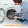 Yeaban Dark Gray Bathroom Rugs – Thick Chenille Bath Mats