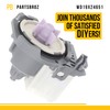 PartsBroz WD19X24651 Drain Pump Assembly - Compatible With GE General