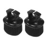 VICASKY 2 Pcs Barber Accessories Knuckle Beard Grooming Brush Retro