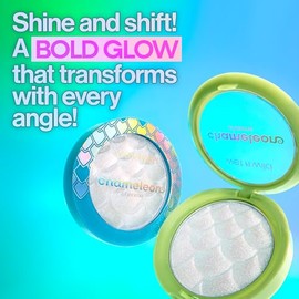 wet n wild wet n wild Chameleon Chrome Highlighter, Dynamic Color Shift, Liquid-to-Baked Texture, Customizable Luminous Radiance, Cruelty-Free - Venus Swing