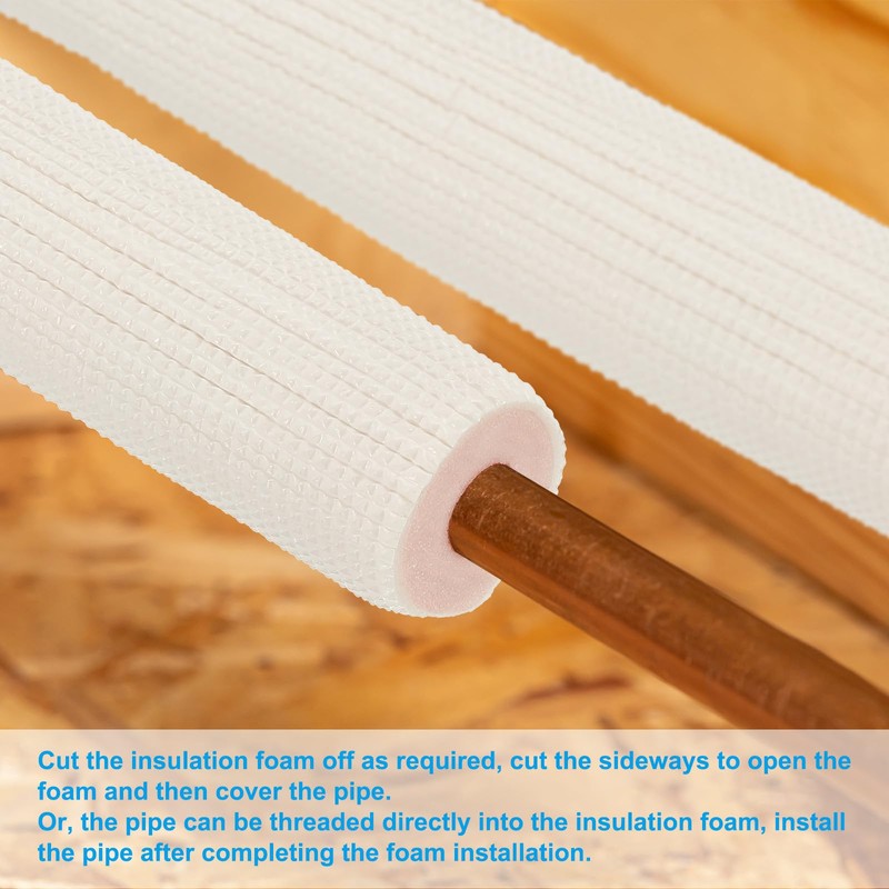 PATIKIL Pipe Insulation Foam Tube, Heat Preservation Insulated Foam Tubing