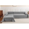 Deep Dream Sectional Couch Covers, 2 Pieces Sectional Sofa Cover,