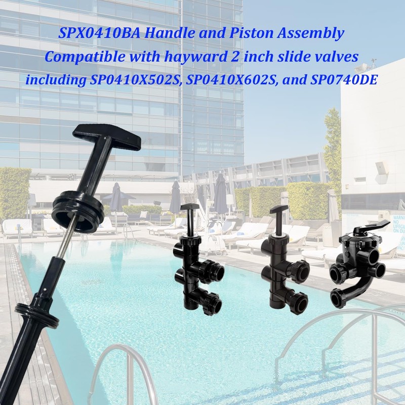 HAUKING SPX0410BA Handle and Piston Assembly, 2 Inch Backwash Slide