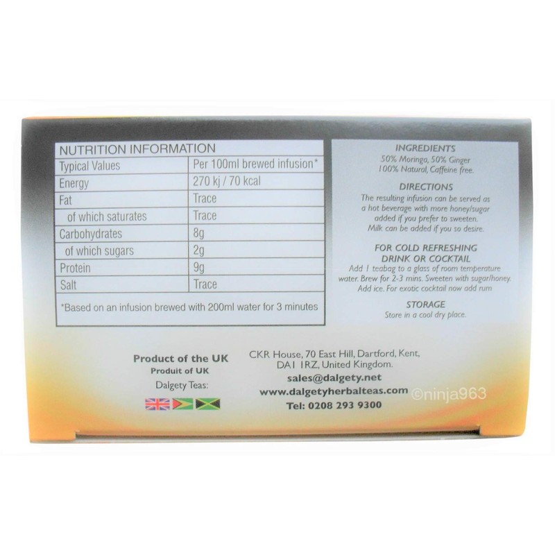 Dalgety Moringa with Ginger Herbal Tea (Pack of 3)