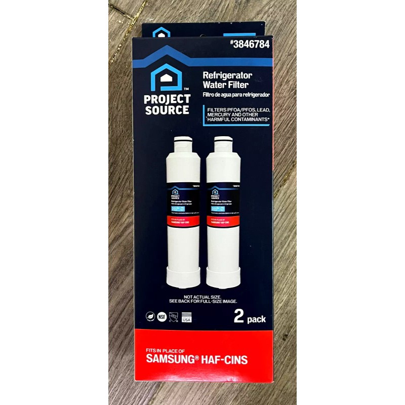 PROJECT SOURCE Refrigerator filter 3846784 2-PACK