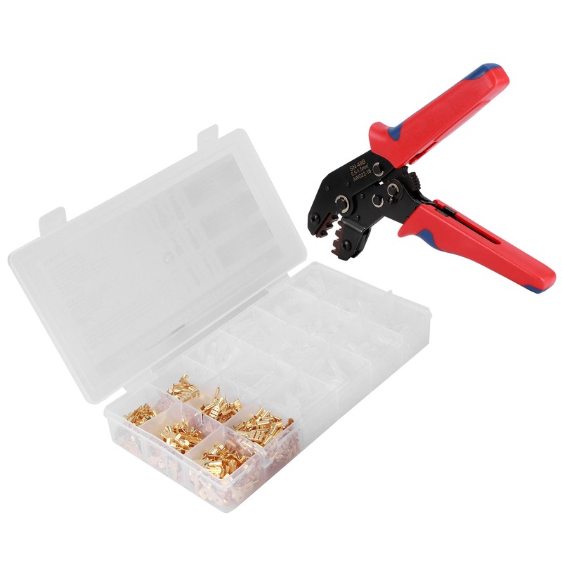 Cold Pressed Terminal Crimping Pliers Insulated Wire Crimper Tools Cable