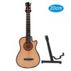 Miniature Acoustic Classical Guitar Model Mini Wooden Guitar Desktop Decoration
