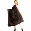 Exotic India Reversible Jamawar Shawl from Amritsar wit - Color