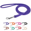 CollarDirect Rolled Leather Dog Leash 4ft, Soft Padded Training Leather