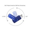 ENUODA 64GB USB Flash Drive 64GB Thumb Drives Swivel Design