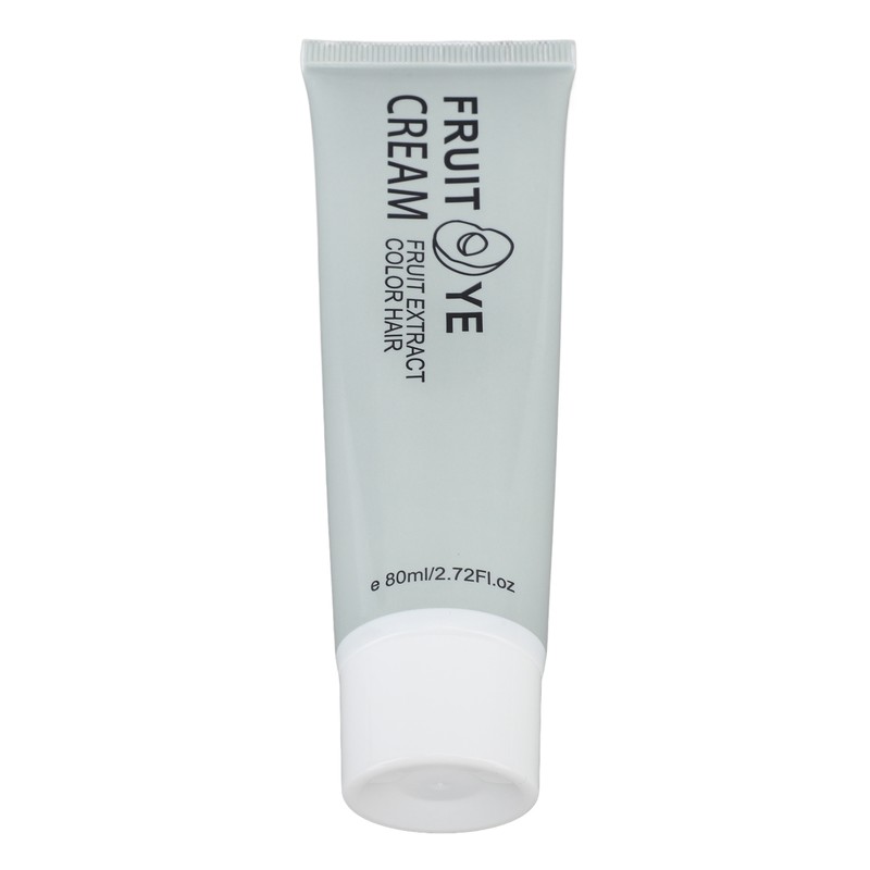 2pcs Plant Fruit Hair Dye Cream Gray Hair Coverage Long