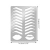 BAMTTOO Microblading Double-sided Eyebrow Tattoo Templates Professional Eyebrow Stencil Shaping