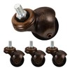 Gatuida 4pcs Replacement Caster Wheels for Office Chairs Swivel Design