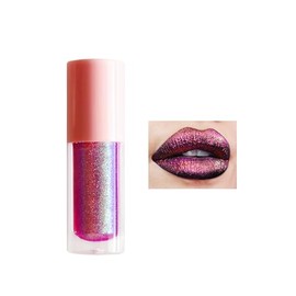Super multichrome shine Lip Gloss,Glitter Waterproof Lip Gloss, Holographic Lipgloss,Fuller-Looking Lips,Easy Application,Moisturizing,Vegan & Cruelty Free Shinning Lip Gloss Set (#14, standard)