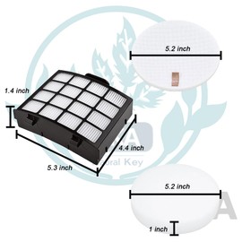 AZ2002 Filter Set for shark duoclean replacement parts AZ2000 AZ2000W for shark vertex filter replacement #XFFKAZ2000, #XHFAZ2000, #1483FC2000-1 HEPA Filters, 3 Foam&Felt Filters