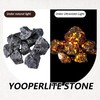 MYRIONT 250g Yooperlite Stone Flame Stone, 1" Natural Raw Stone,