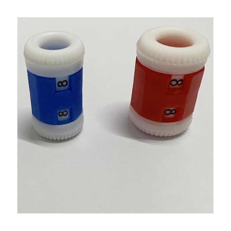 Pack of 4 Plastic Knitting Needles Row Counter 2 Sizes